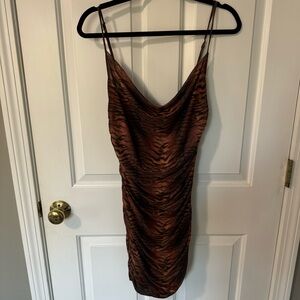 Princess Polly Cheetah Mesh Dress